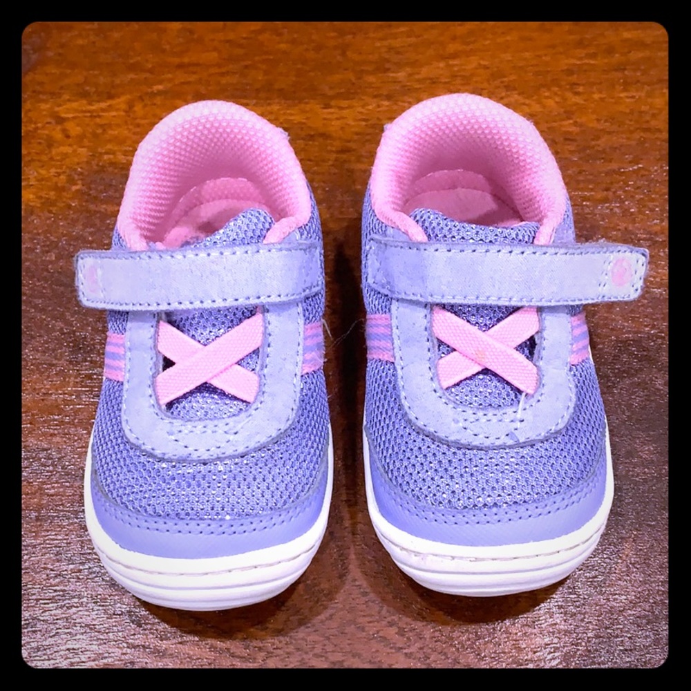 Stride Rite jackson shoes - purple and pink